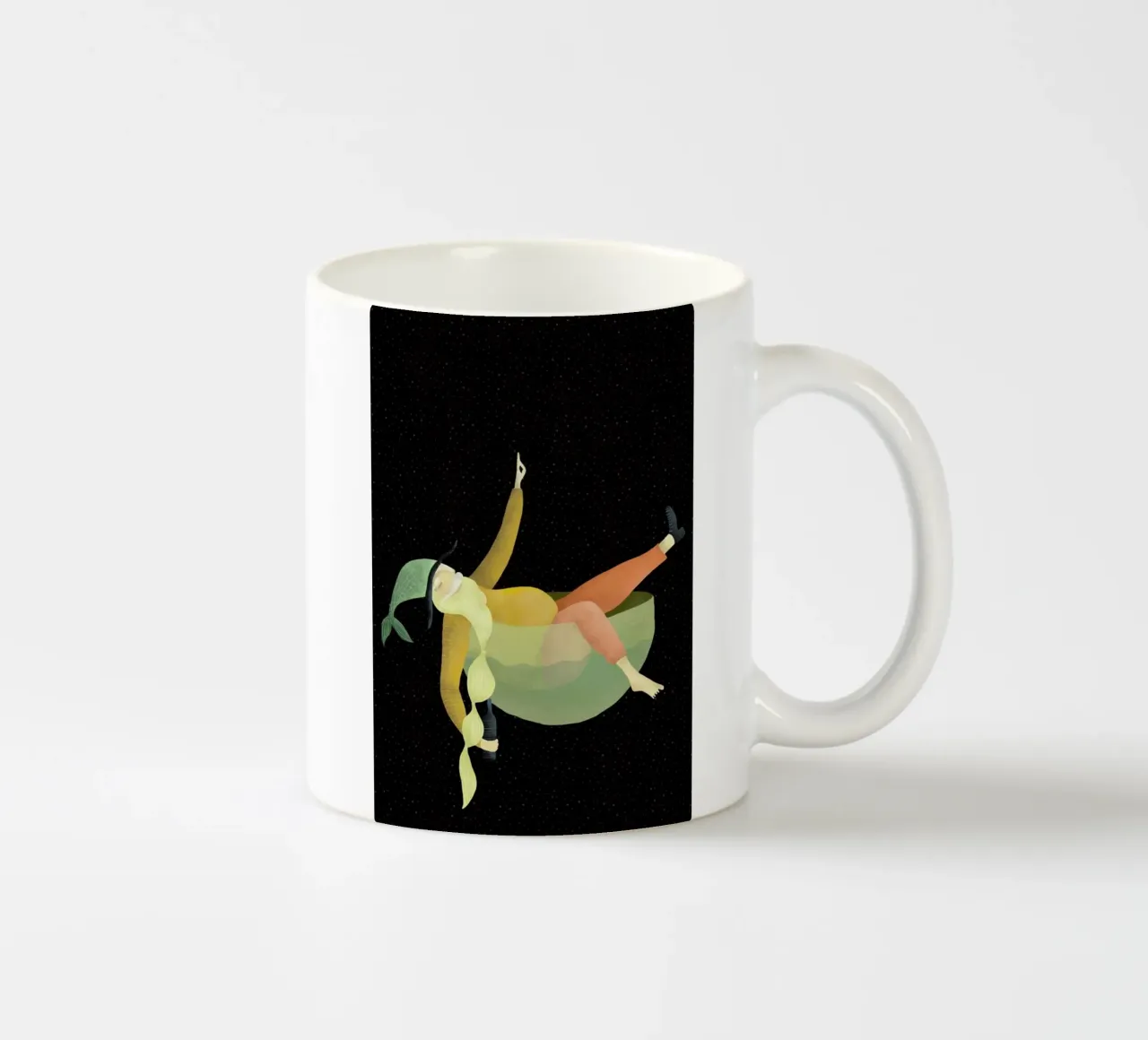 Drunk tazza in ceramica da Amalia Restrepo