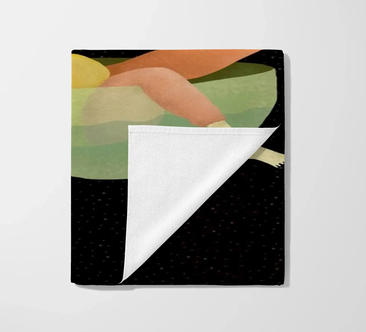 Drunk beach towel by Amalia Restrepo