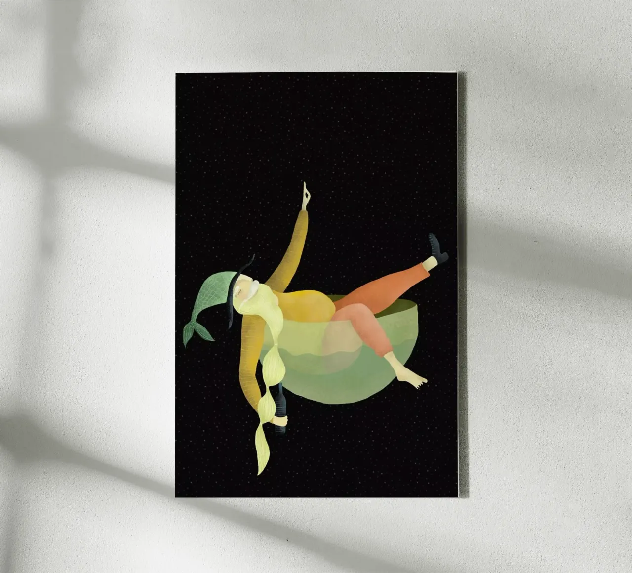 Drunk canvas by Amalia Restrepo