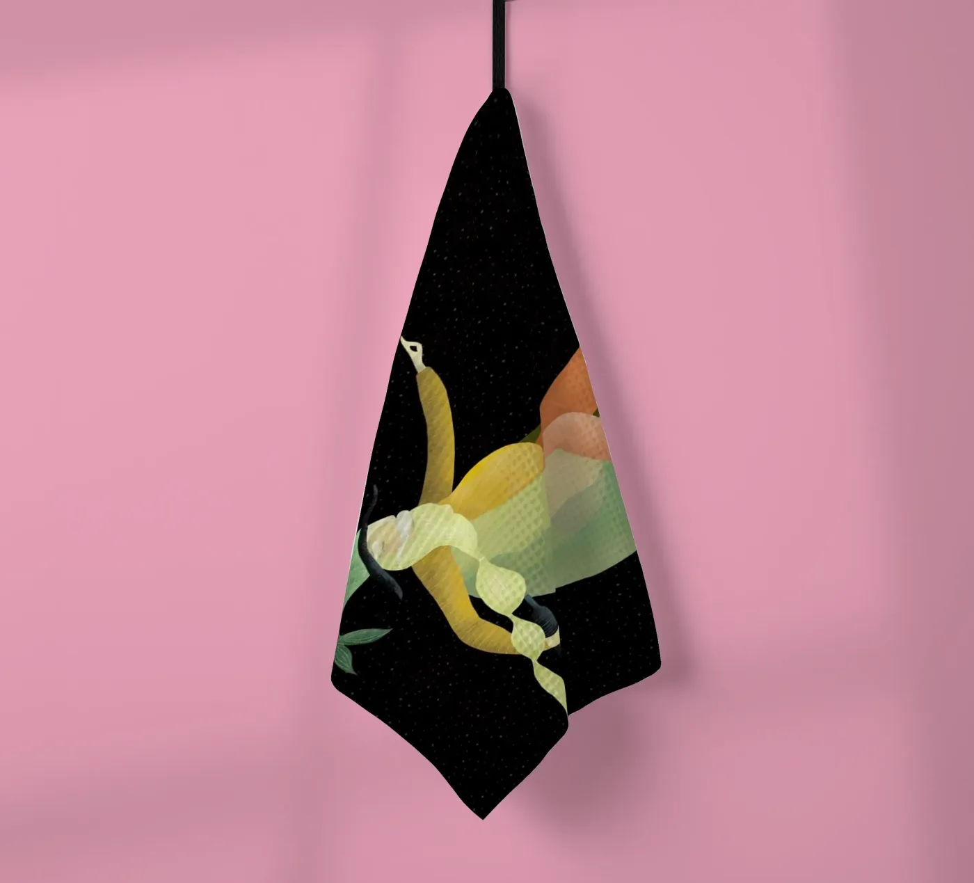 Drunk tea towel by Amalia Restrepo
