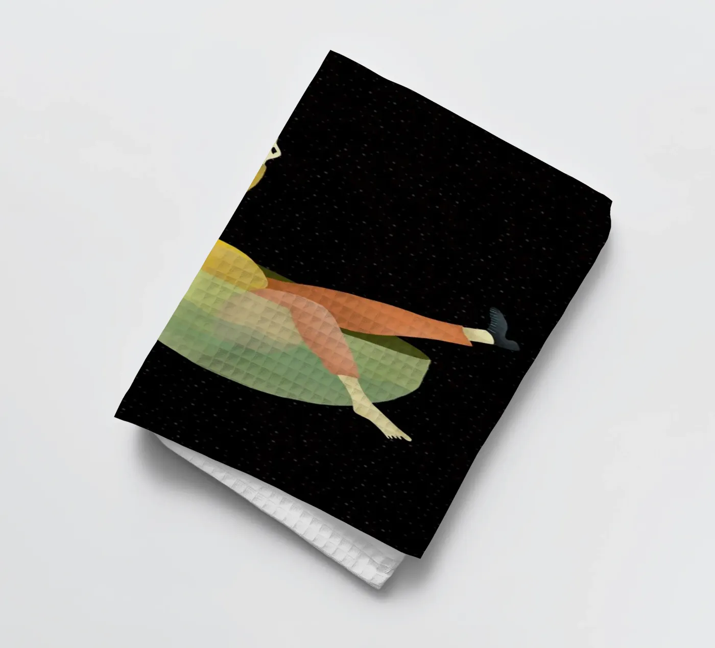 Drunk tea towel by Amalia Restrepo