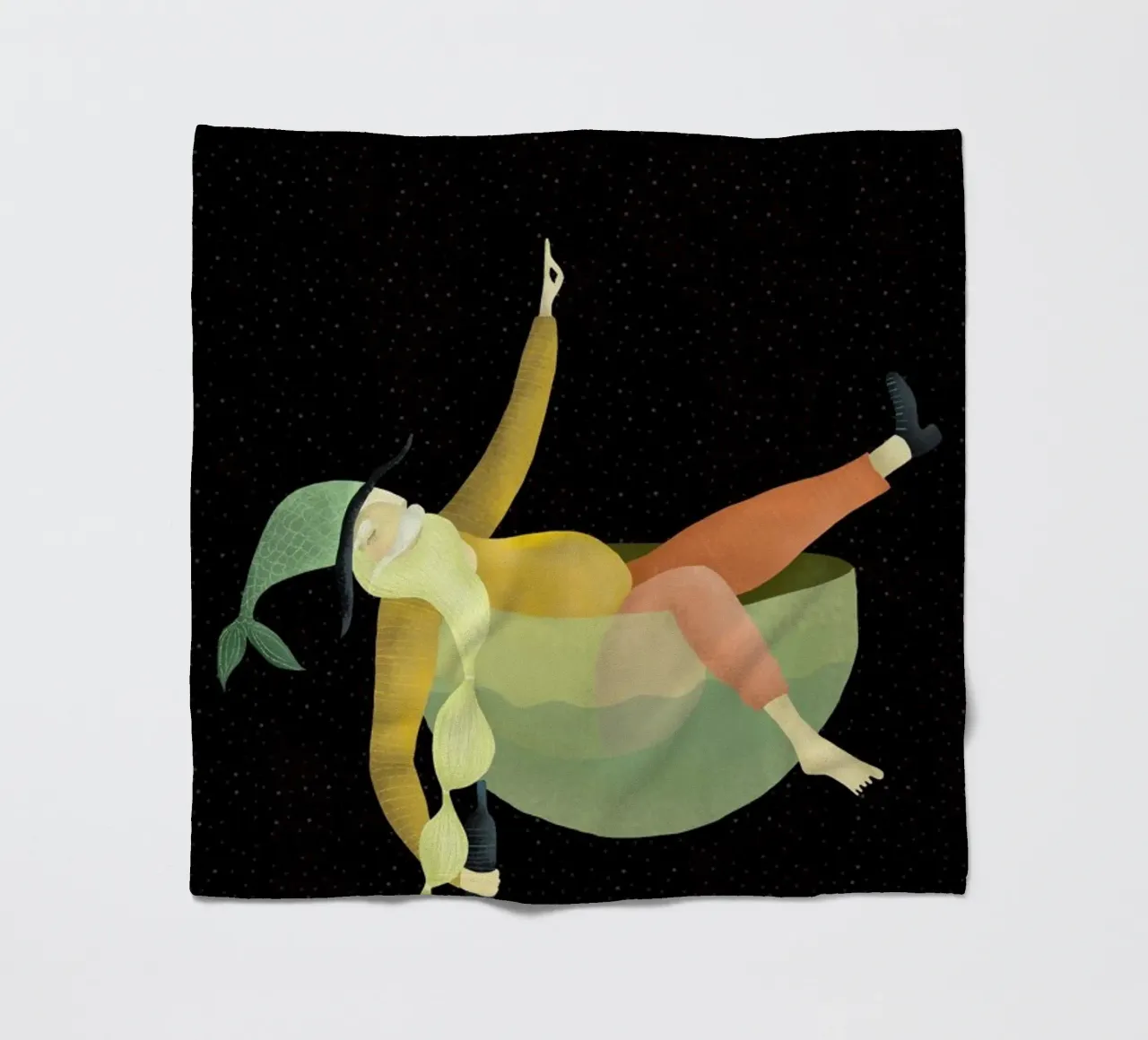 Drunk Fleecedecke von Amalia Restrepo