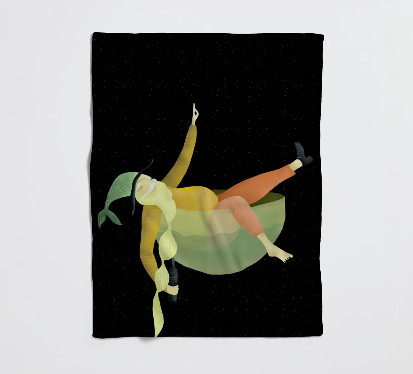 Drunk coperta in pile da Amalia Restrepo