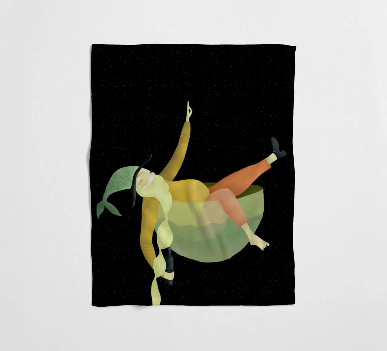 Drunk Fleecedecke von Amalia Restrepo