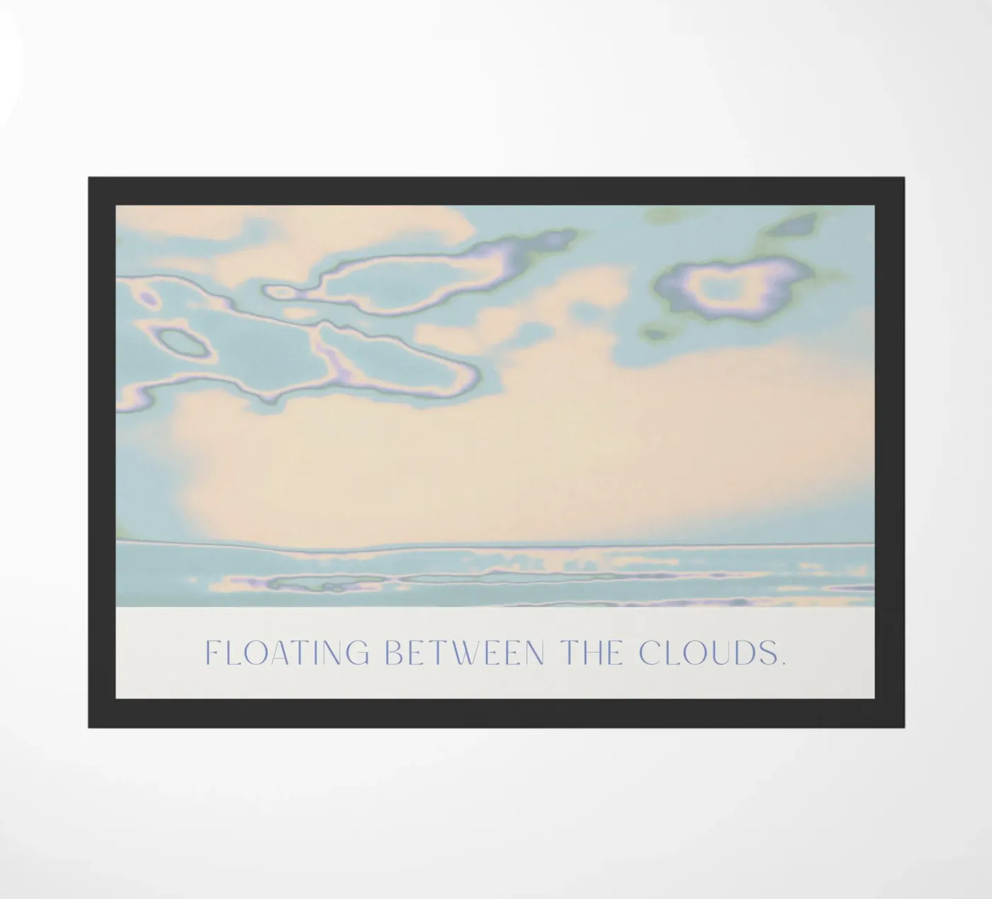 Floating Between The Clouds Fußmatte von treechild