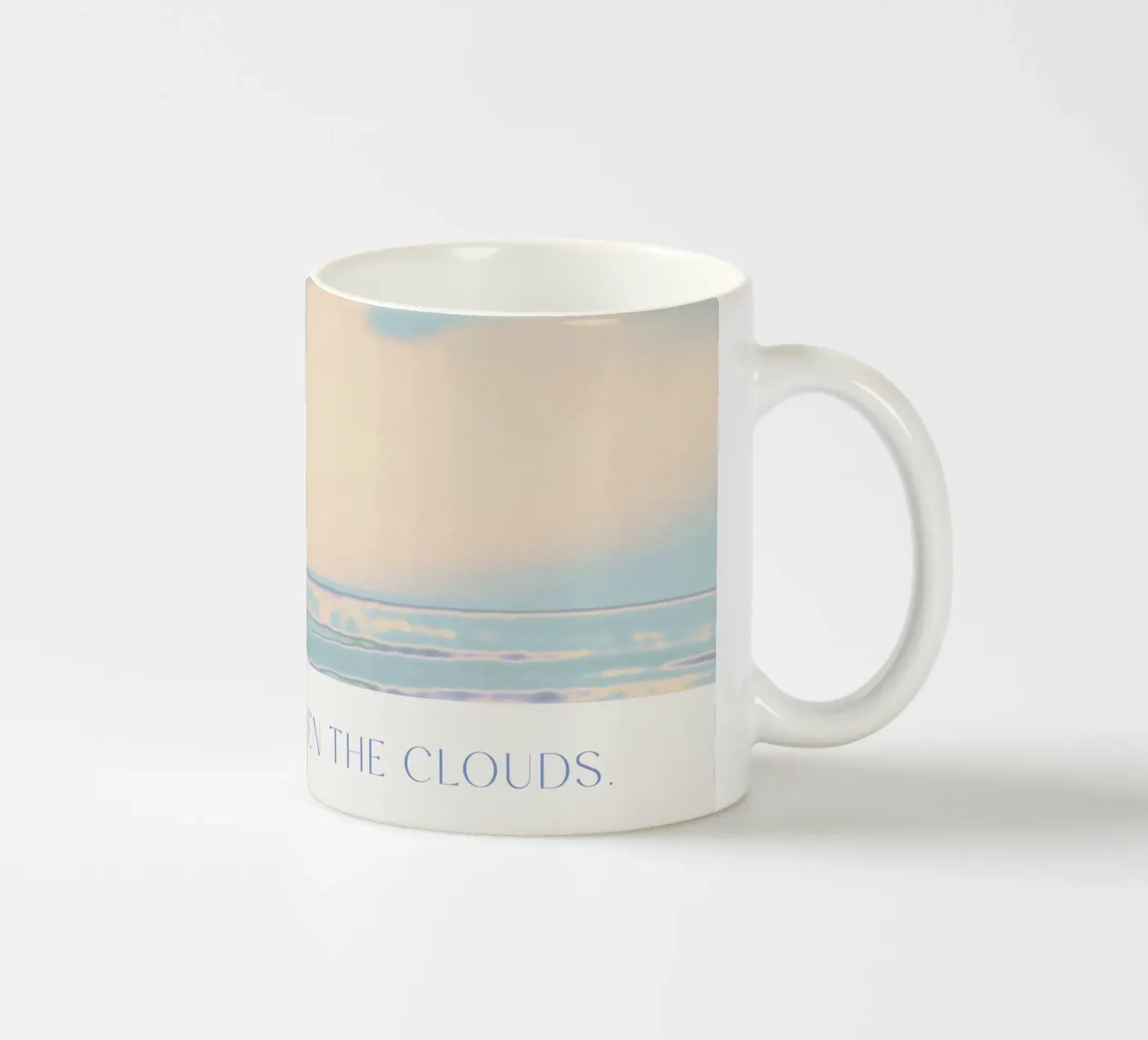 Floating Between The Clouds ceramic mug by treechild