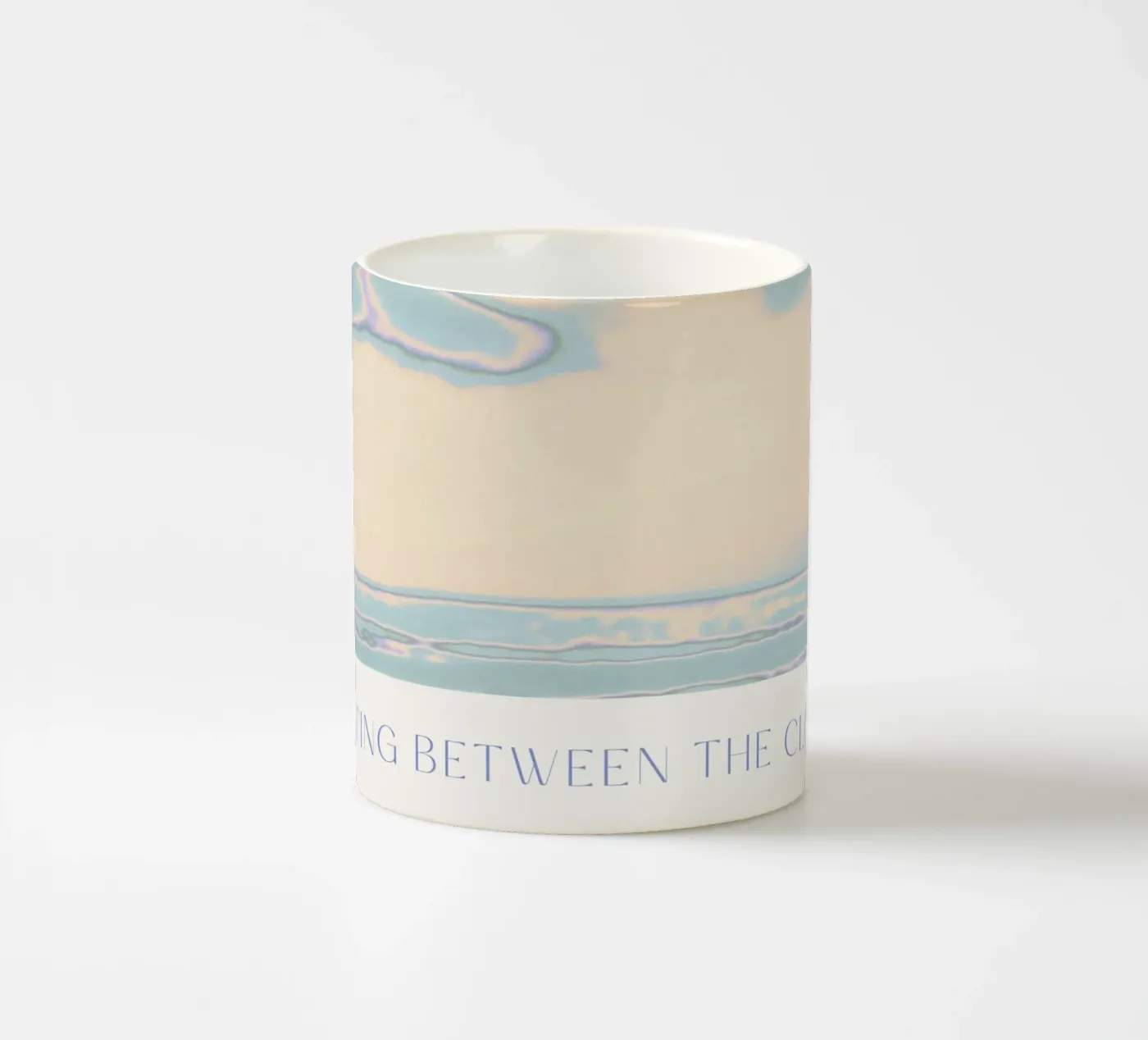 Floating Between The Clouds ceramic mug by treechild