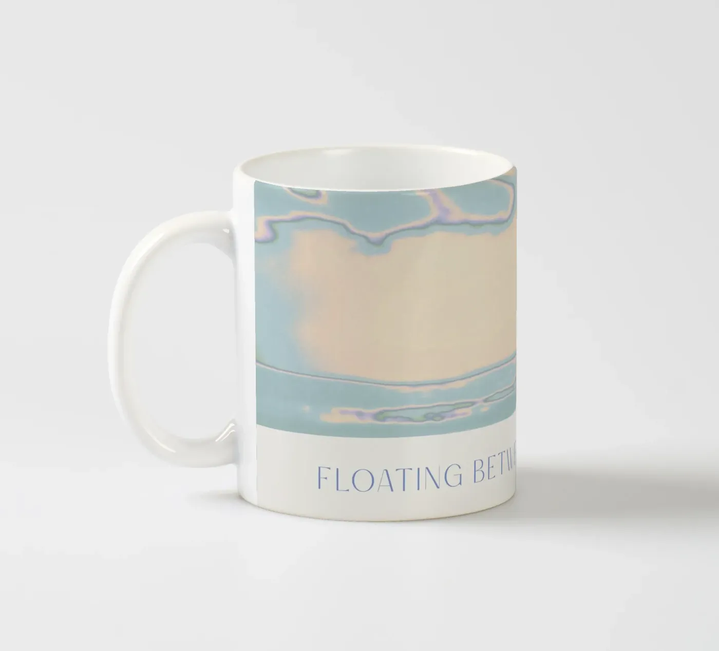 Floating Between The Clouds ceramic mug by treechild