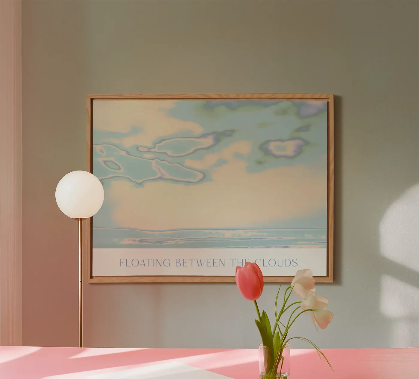 Floating Between The Clouds alluminio dibond da treechild