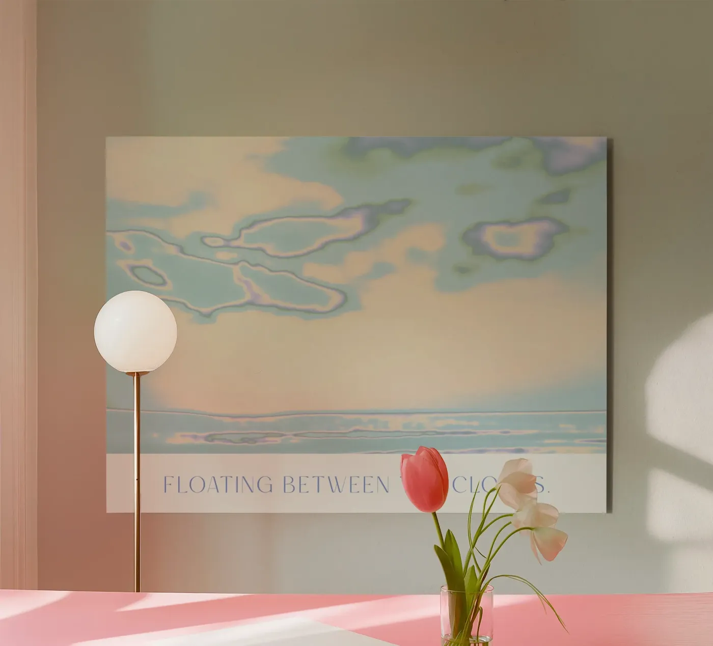 Floating Between The Clouds alluminio dibond da treechild