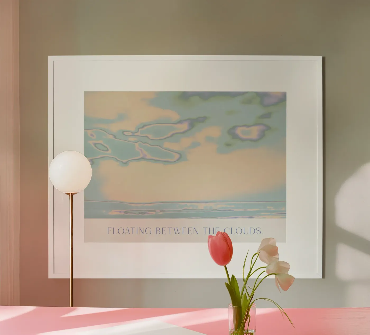 Floating Between The Clouds Poster von treechild