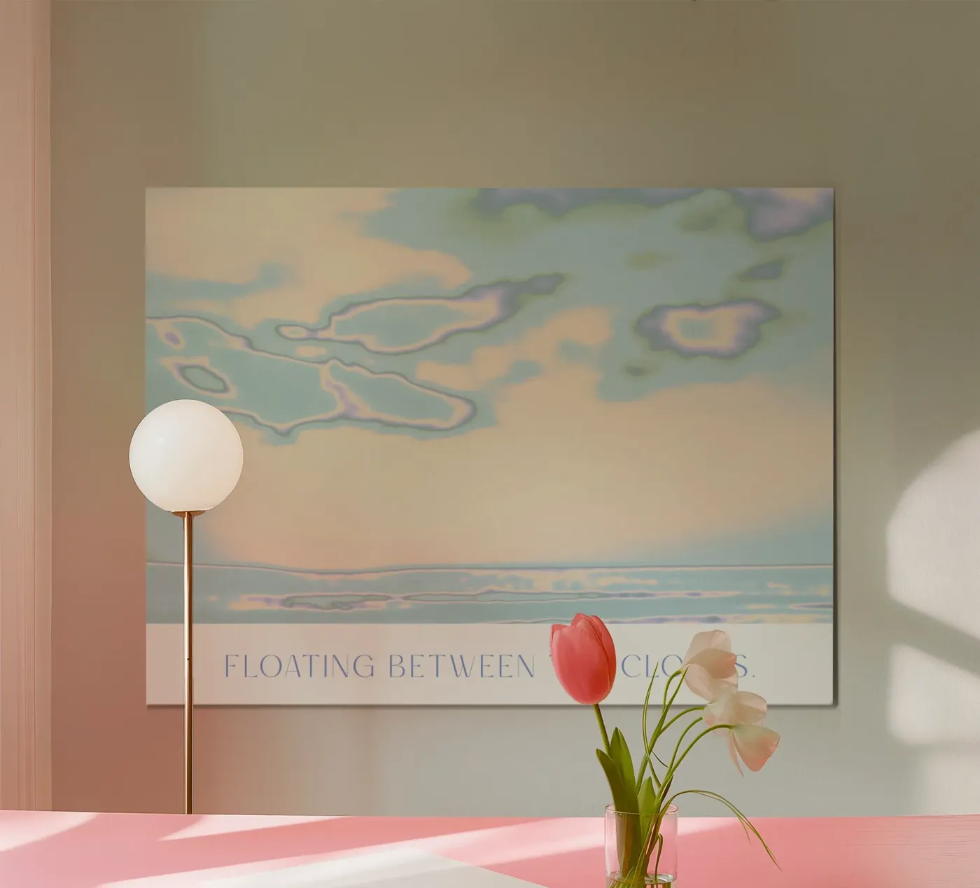 Floating Between The Clouds Poster von treechild