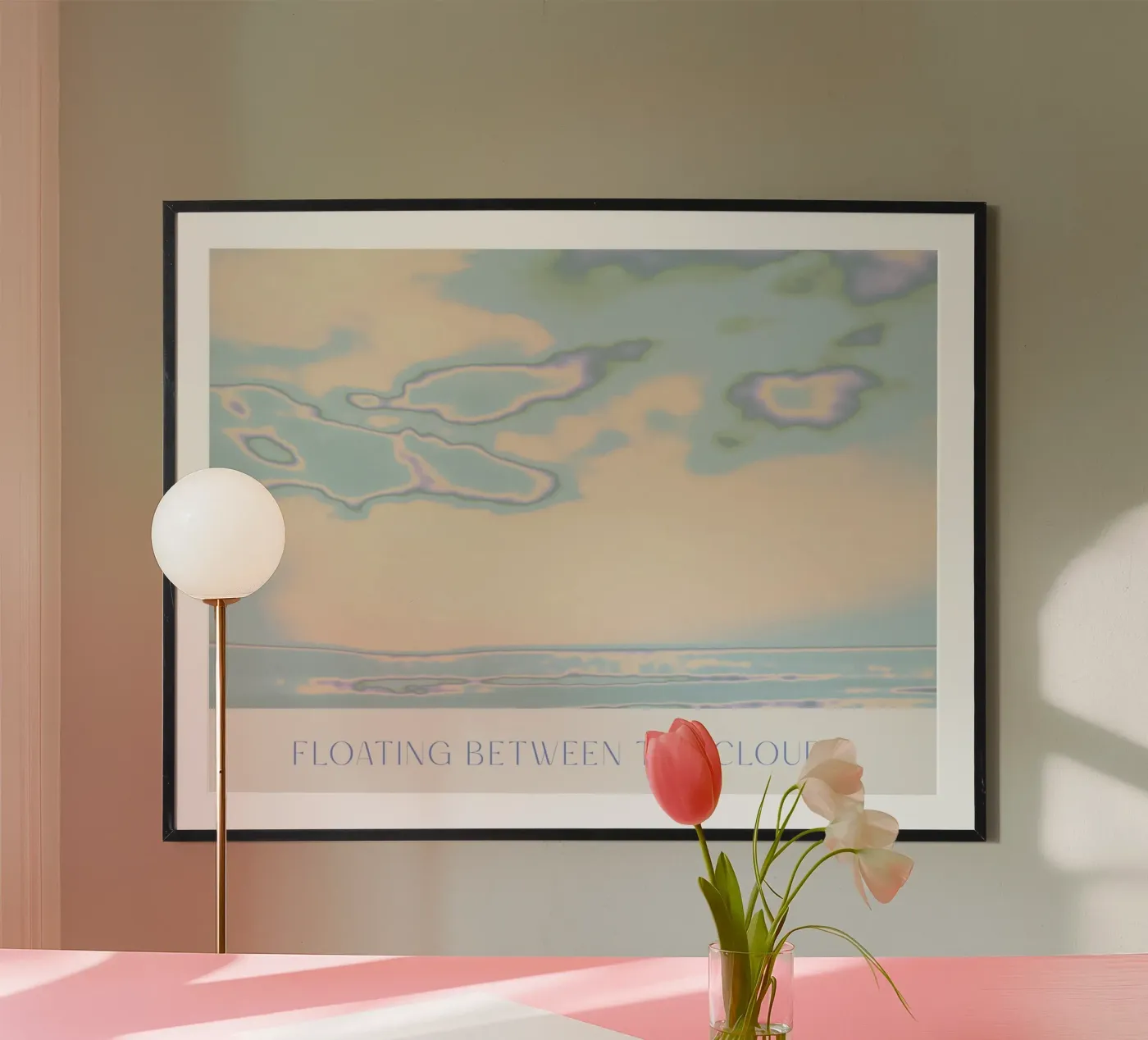 Floating Between The Clouds Poster von treechild