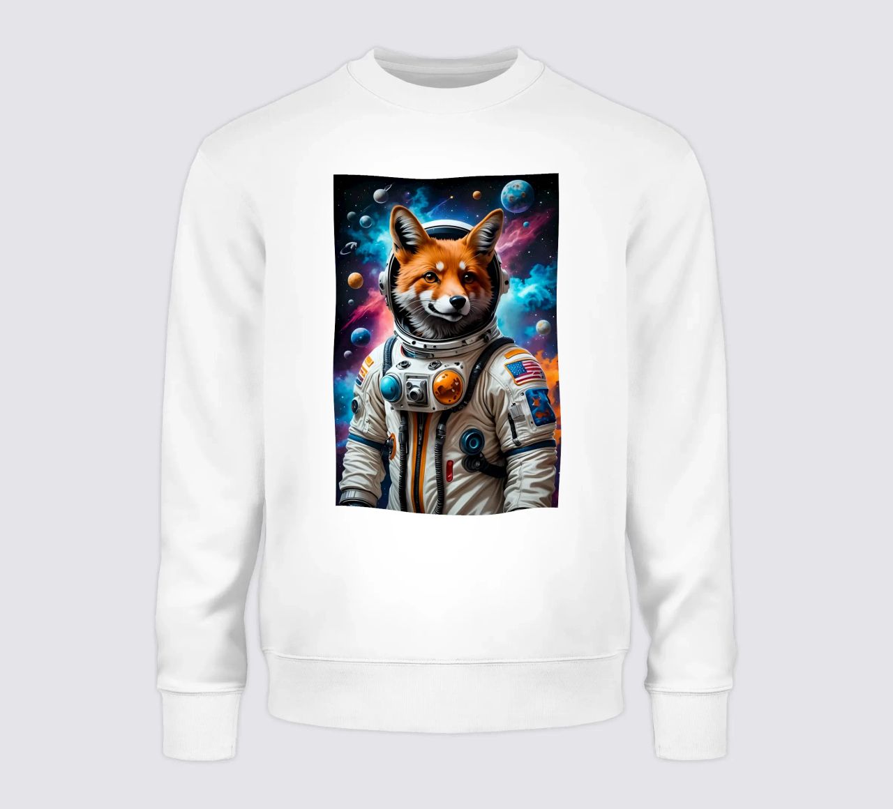 Volpe astronauta felpa da MakArena