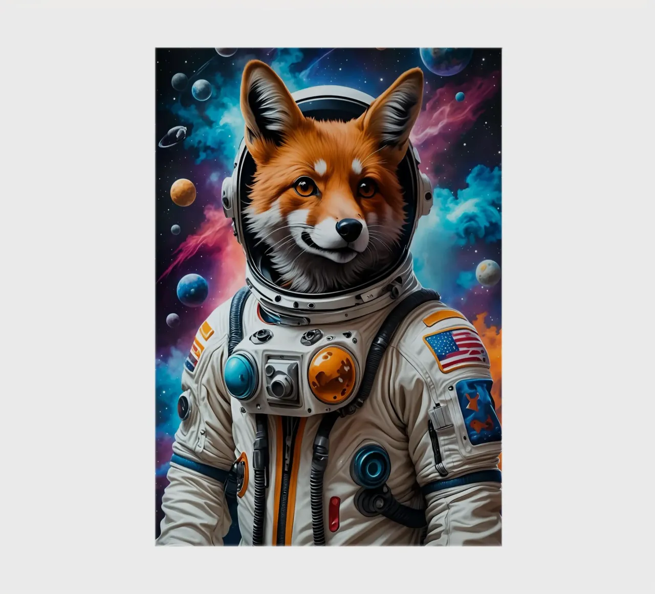 Astronaut fuchsig Notizbuch von MakArena