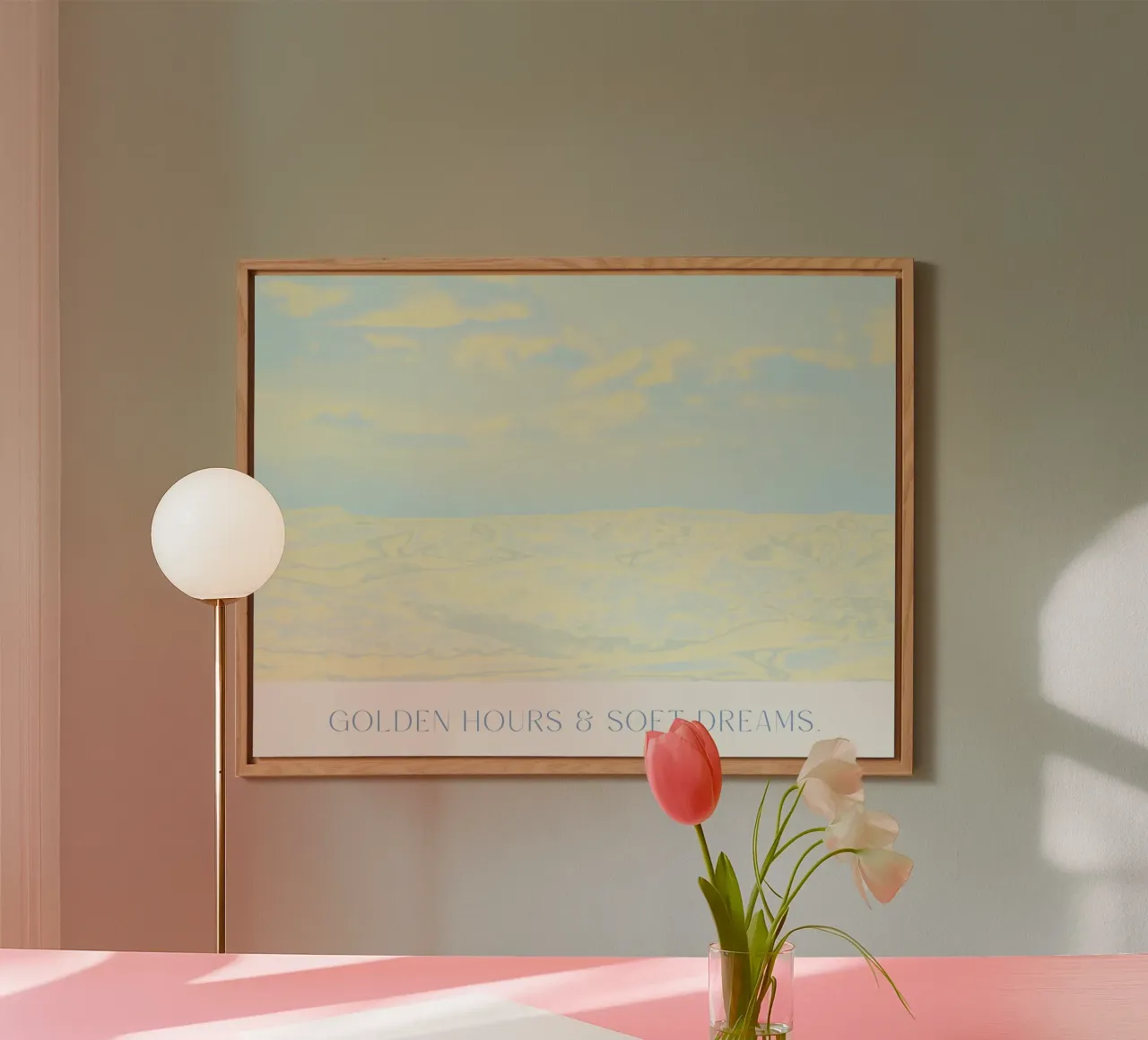Golden Hours & Soft Dreams alluminio dibond da treechild