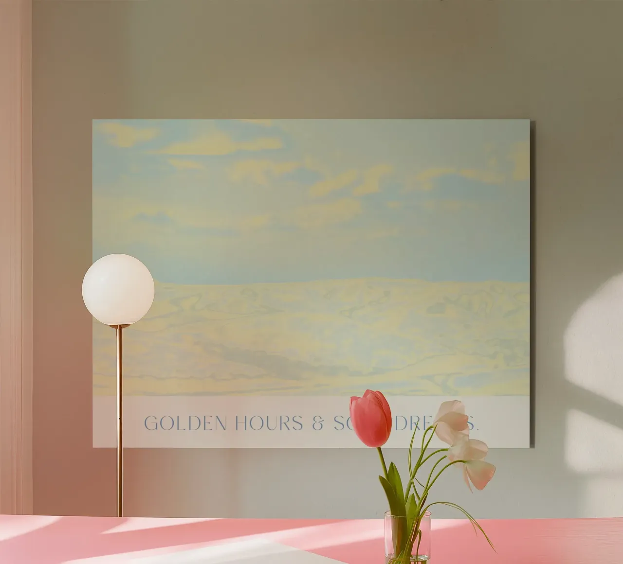 Golden Hours & Soft Dreams alluminio dibond da treechild