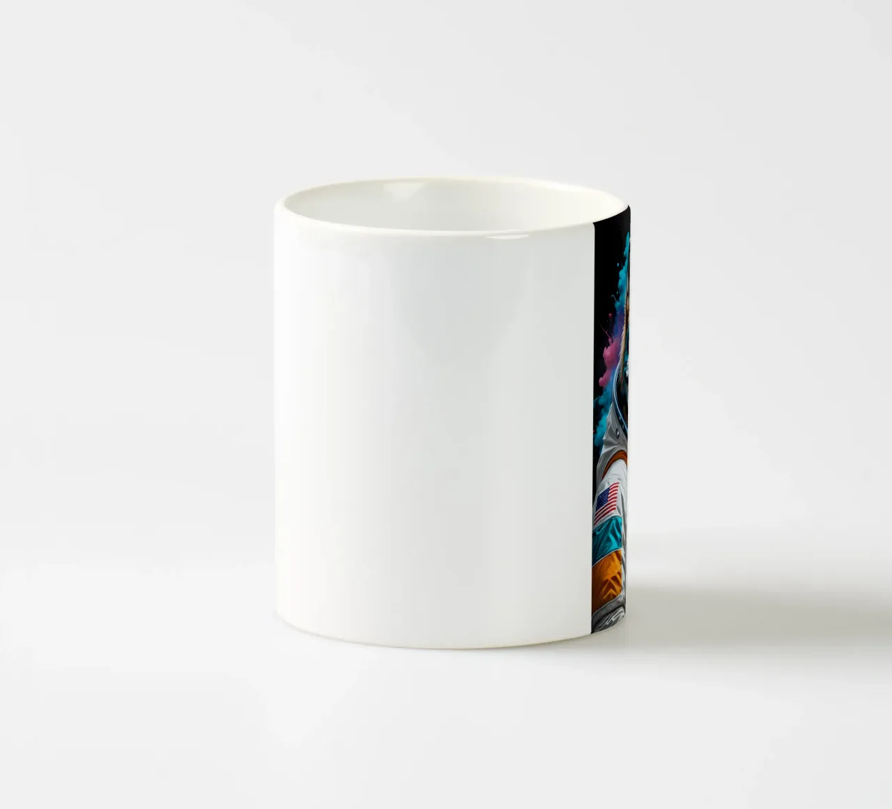 Astronauta lupoide tazza in ceramica da MakArena