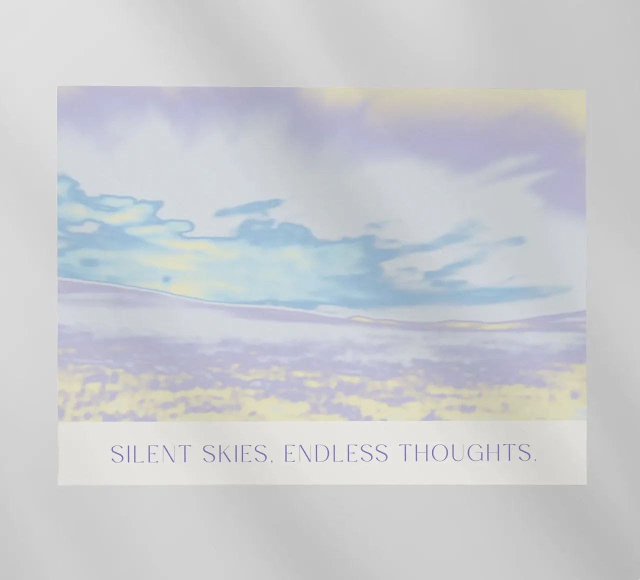 Silent Skies, Endless Thoughts pellicola backlit da treechild