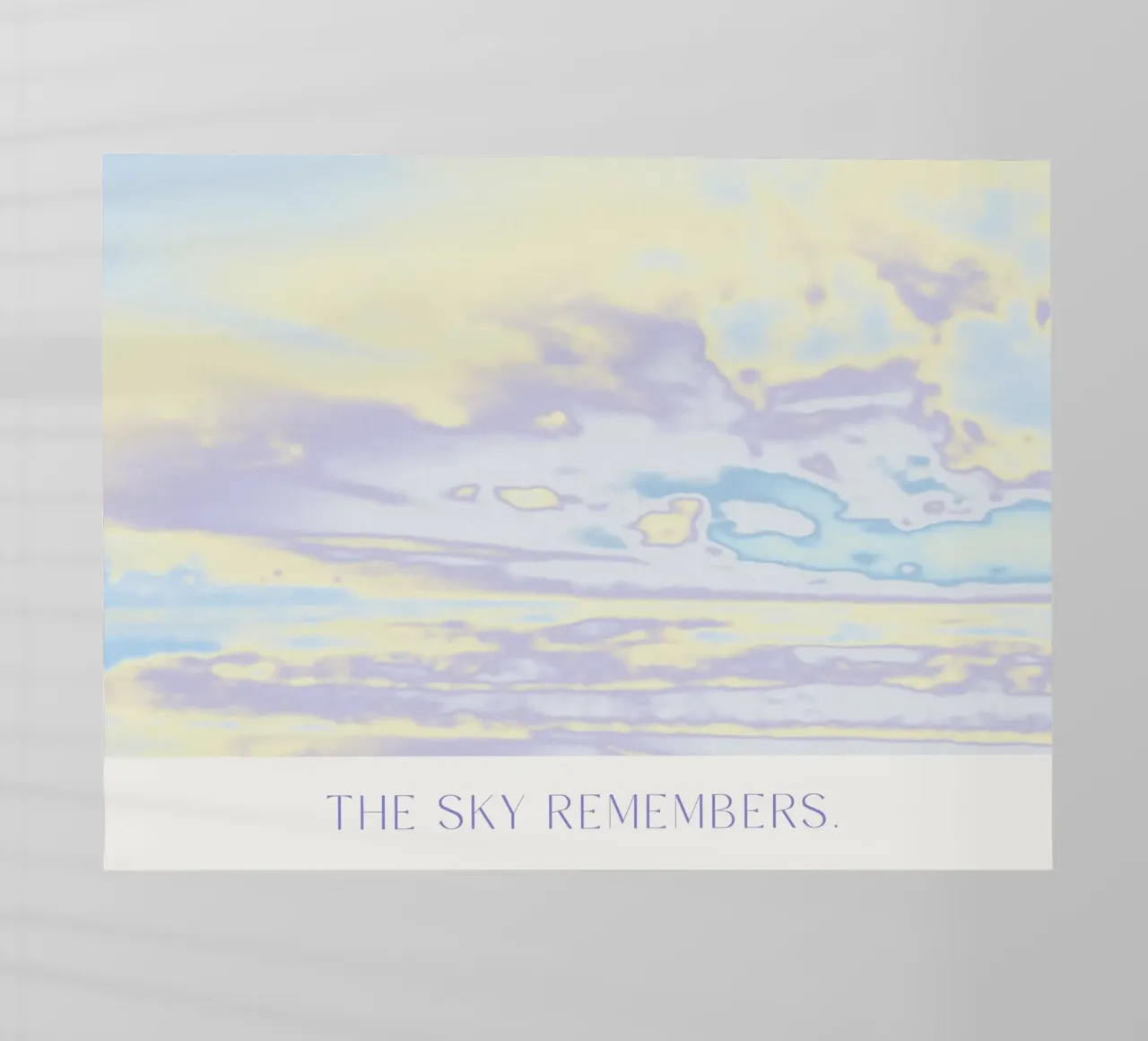 The Sky Remembers pellicola backlit da treechild
