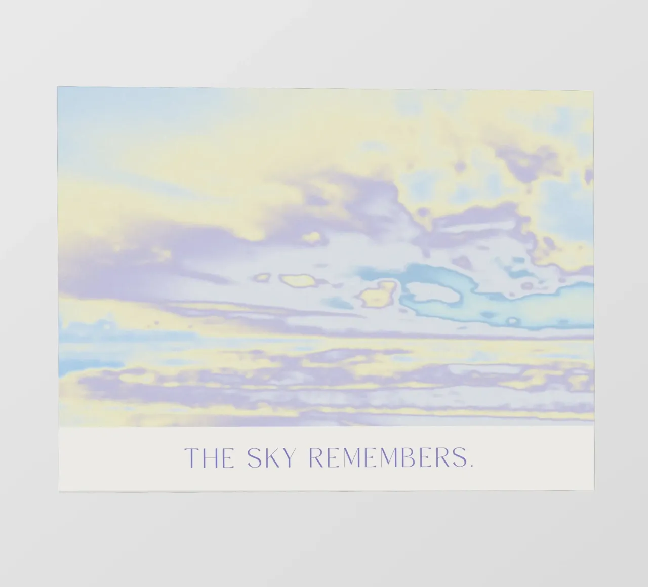 The Sky Remembers pellicola backlit da treechild