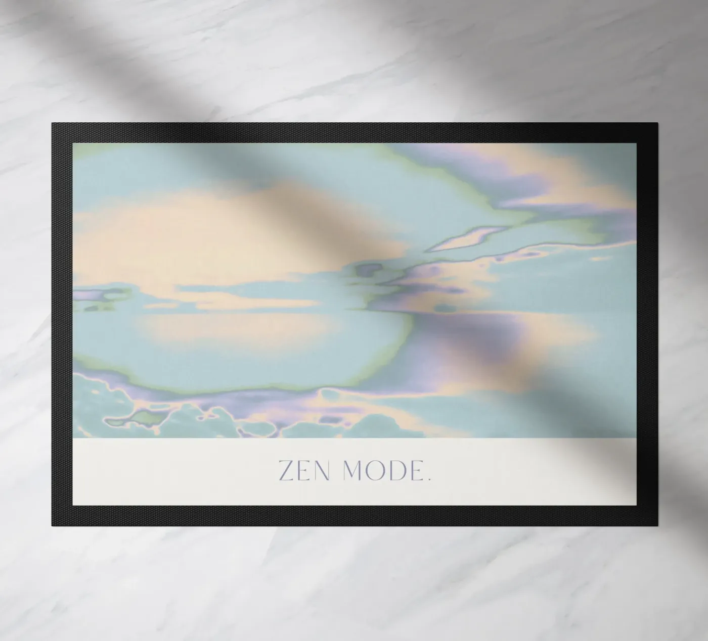 Zen Mode (Sky Version) doormat by treechild