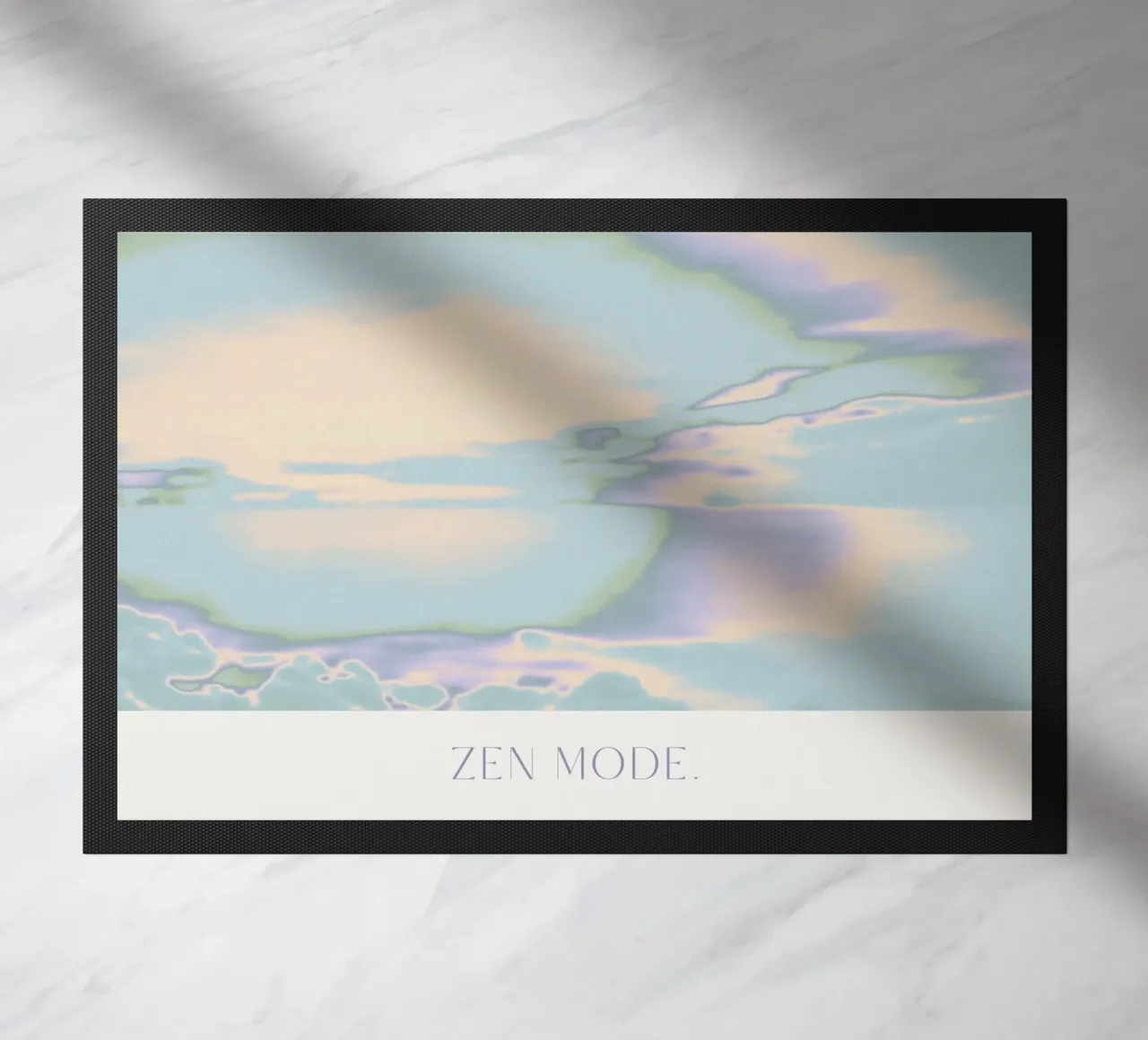 Zen Mode (Sky Version) doormat by treechild