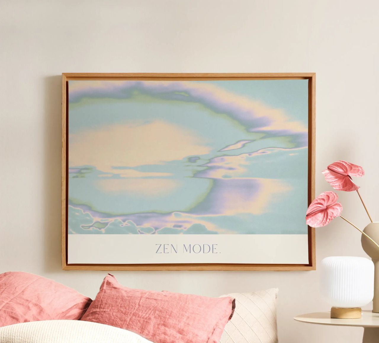 Zen Mode (Sky Version) canvas by treechild