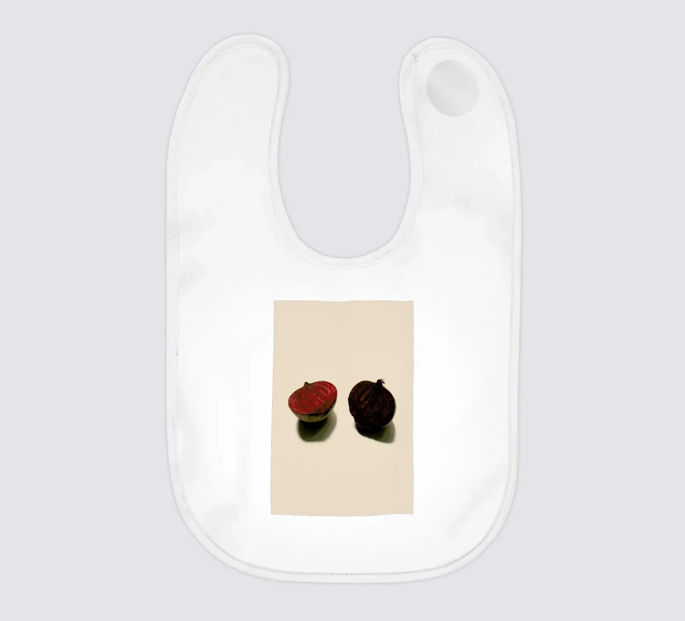 Red Beetroots Babylätzchen von Elena Veronese