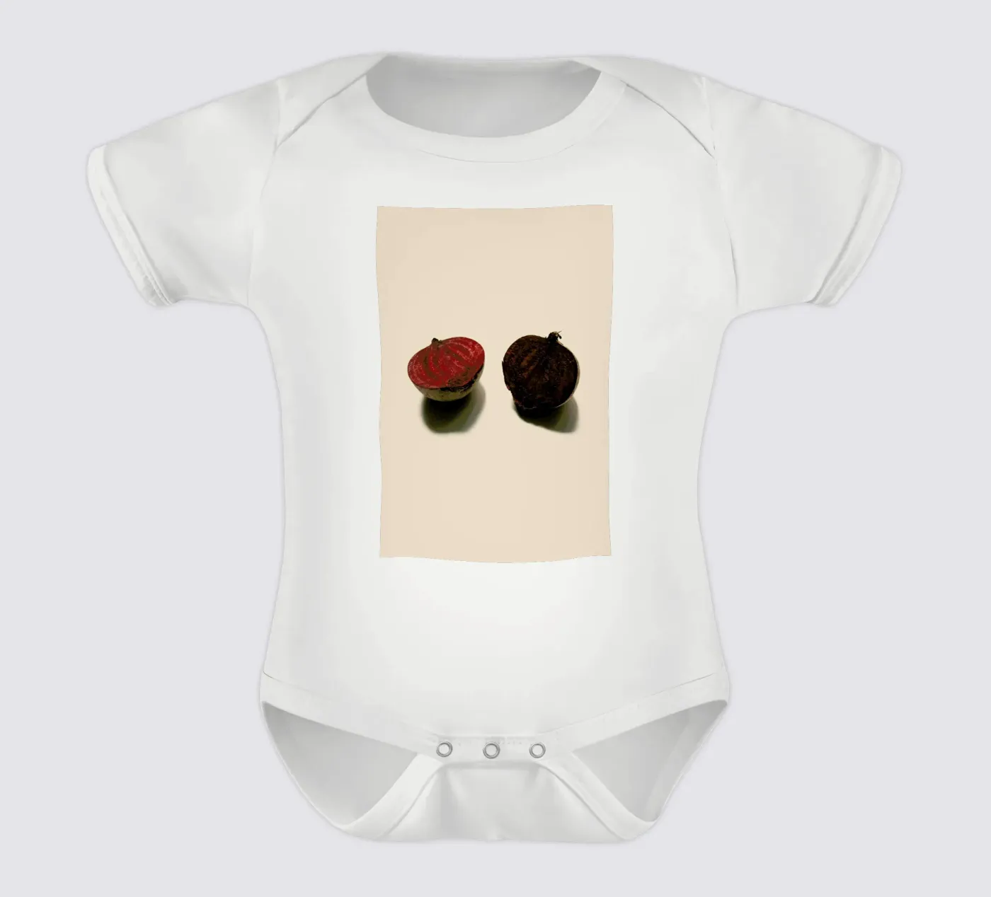 Red Beetroots body bébé de Elena Veronese