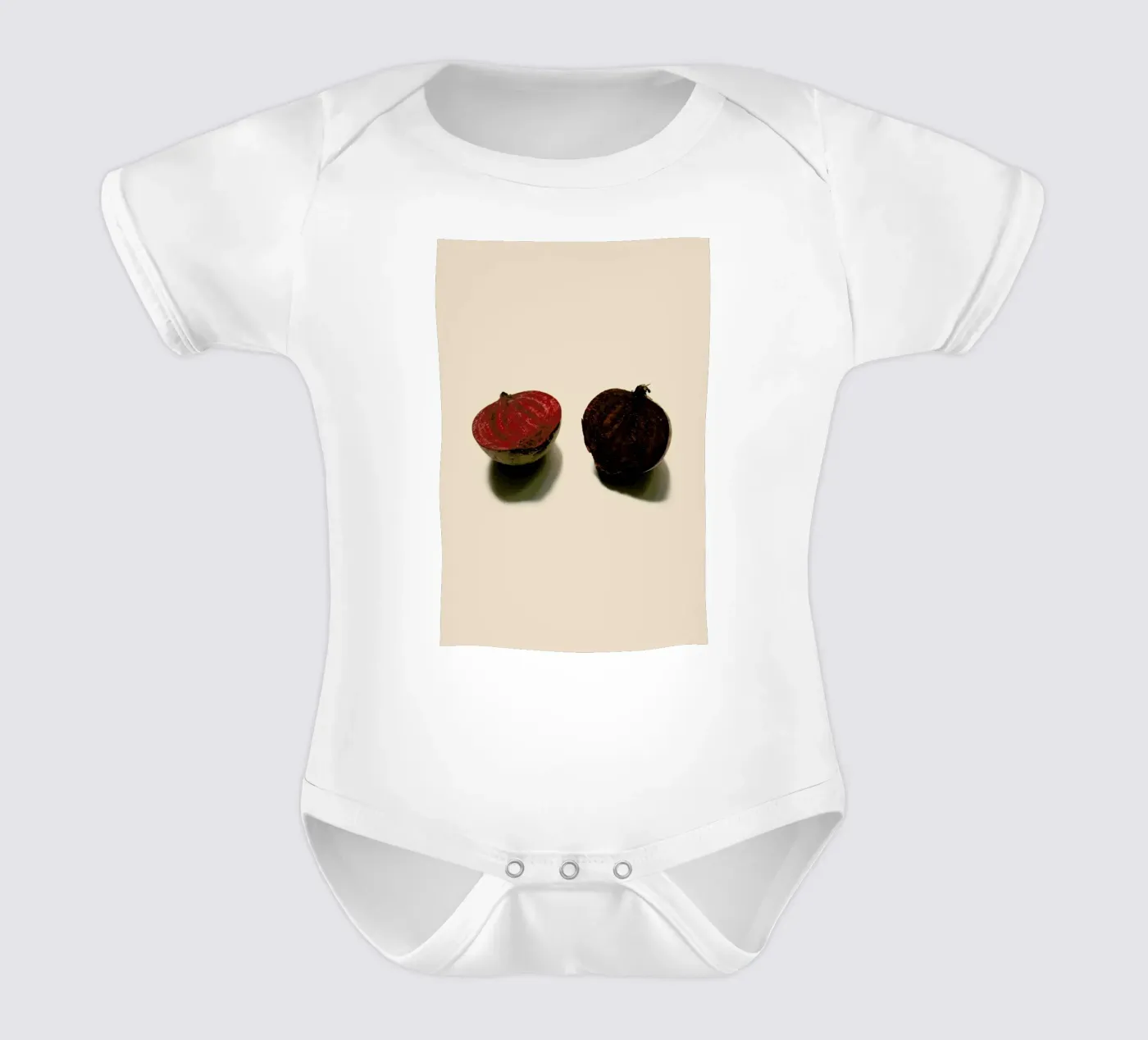 Red Beetroots body bébé de Elena Veronese