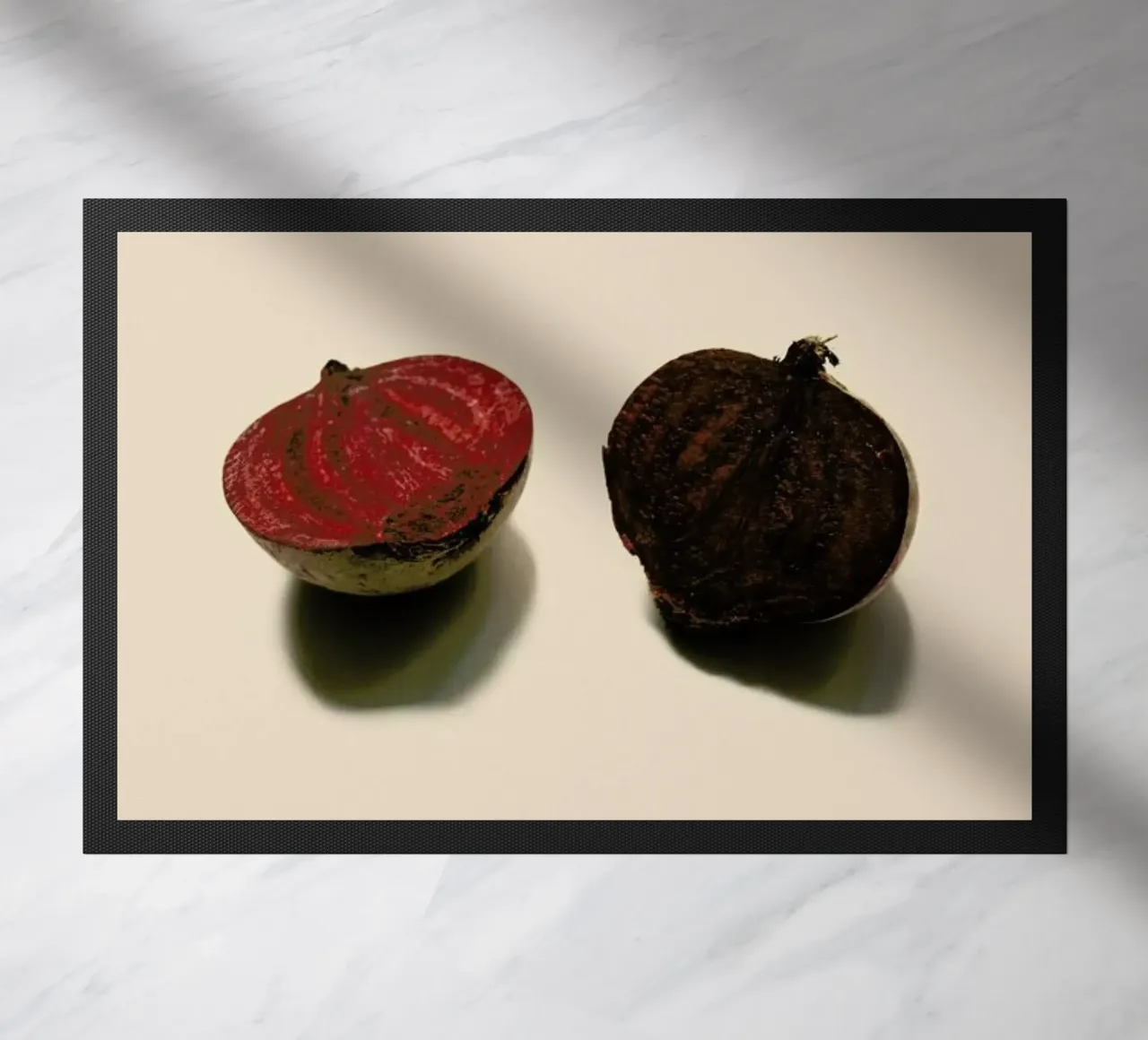 Red Beetroots deurmat van Elena Veronese