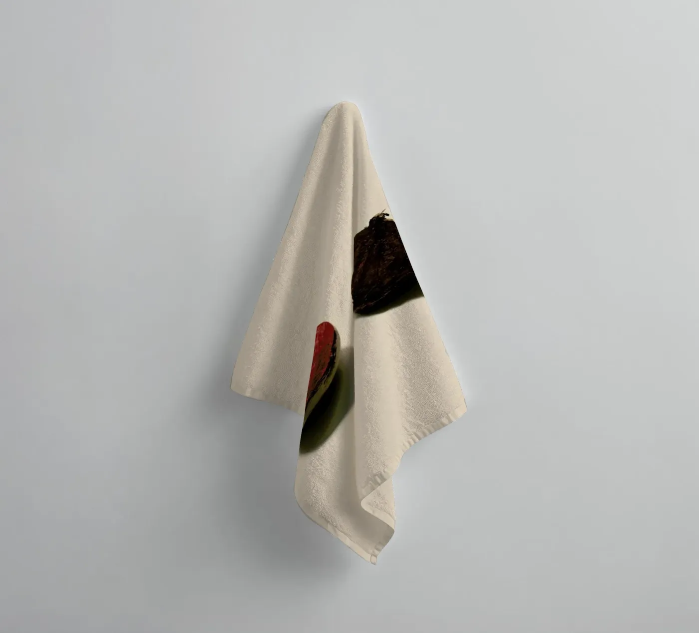 Red Beetroots towel by Elena Veronese