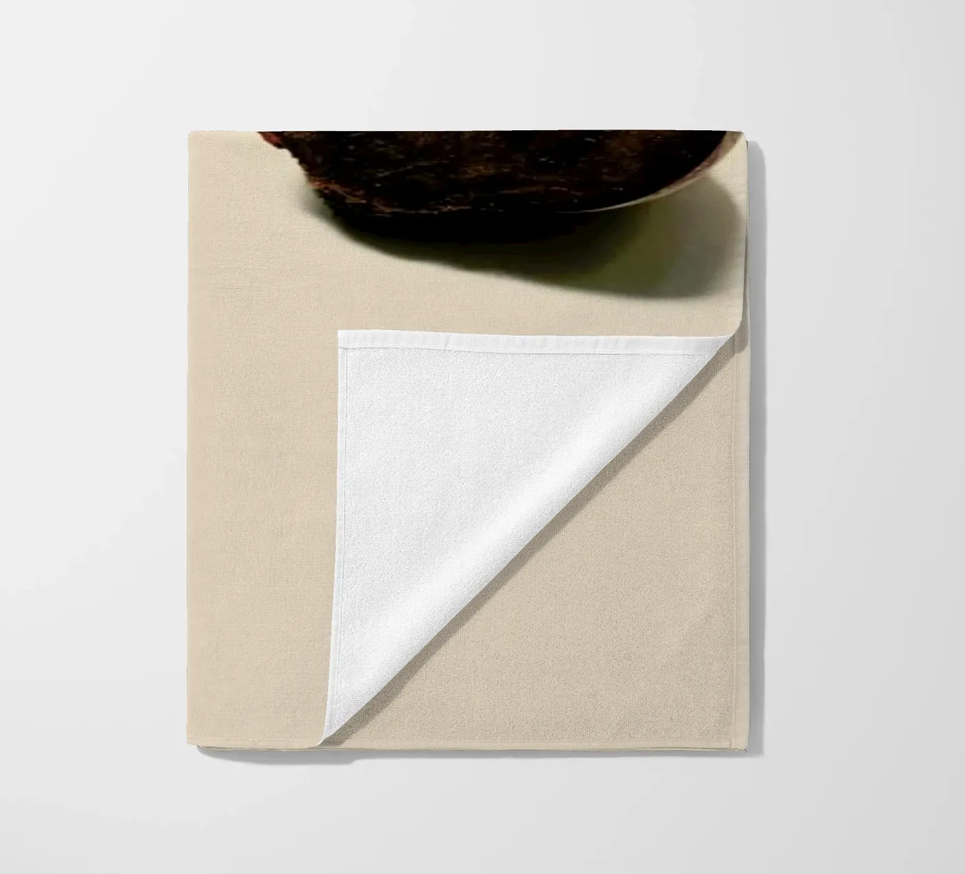 Red Beetroots beach towel by Elena Veronese