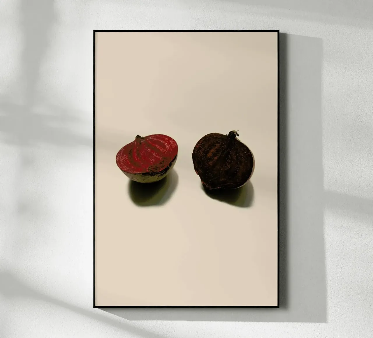 Red Beetroots acrylic glass by Elena Veronese