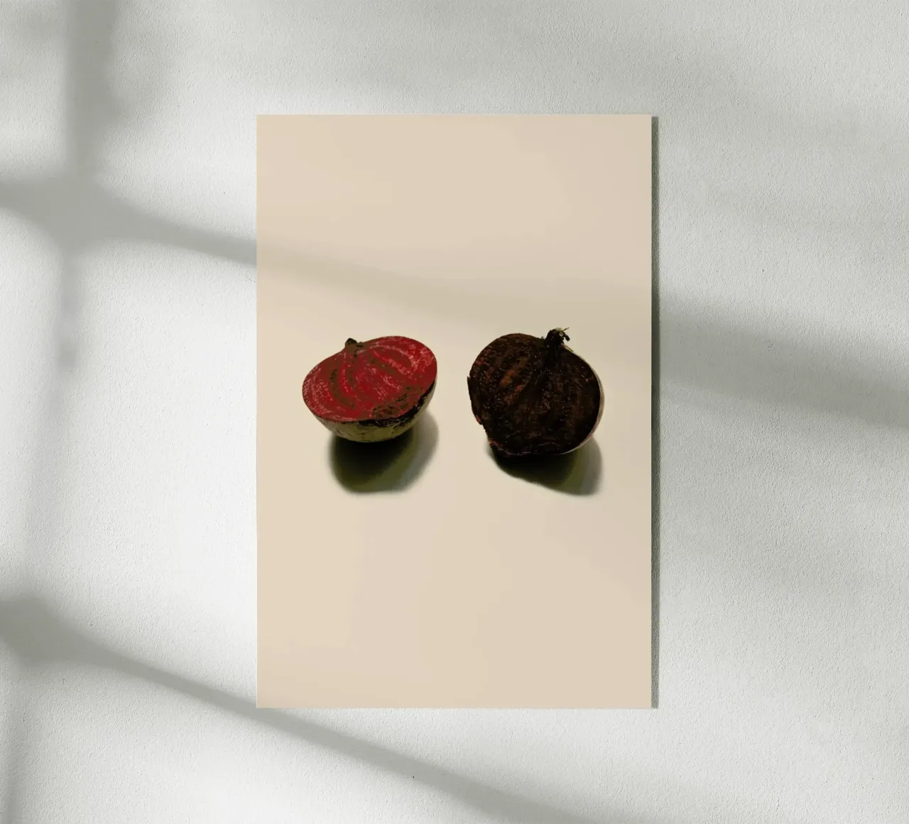 Red Beetroots acrylic glass by Elena Veronese