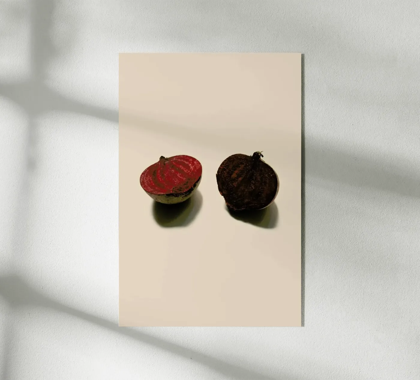 Red Beetroots plexiglas de Elena Veronese