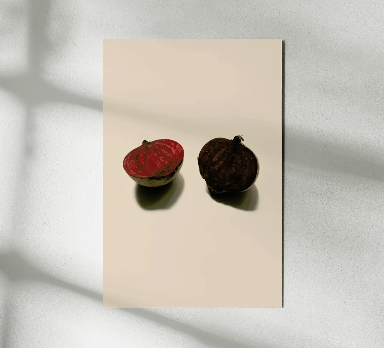 Red Beetroots alluminio dibond da Elena Veronese