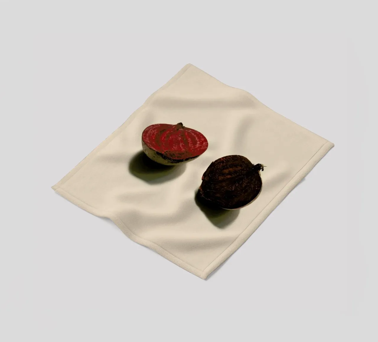 Red Beetroots coperta in pile da Elena Veronese