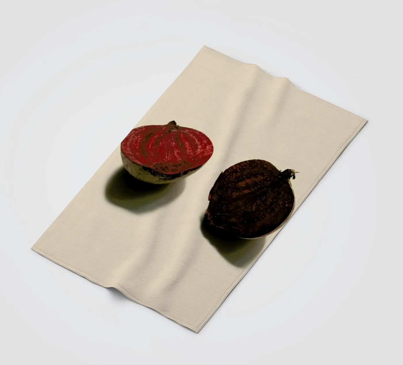 Red Beetroots Fleecedecke von Elena Veronese