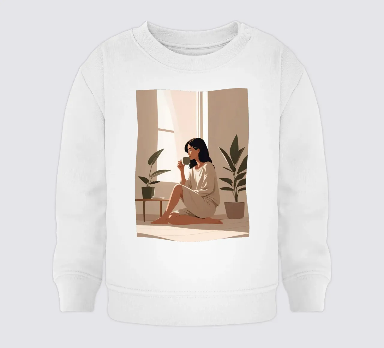 Calma mattutina felpa neonato da Maison Solis