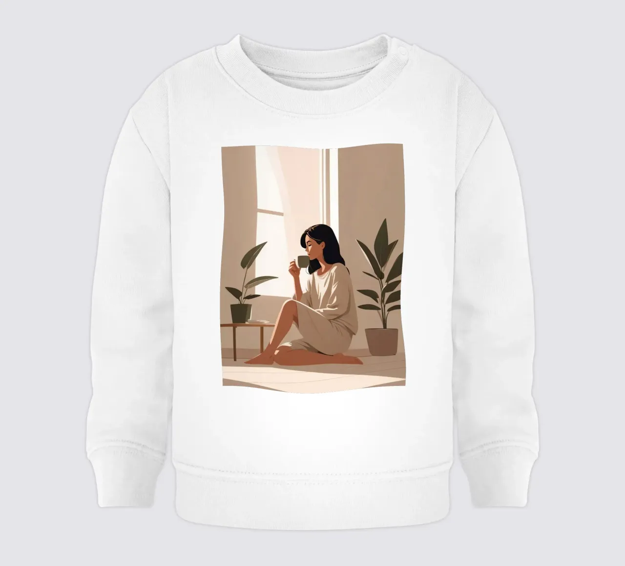 Calma mattutina felpa neonato da Maison Solis