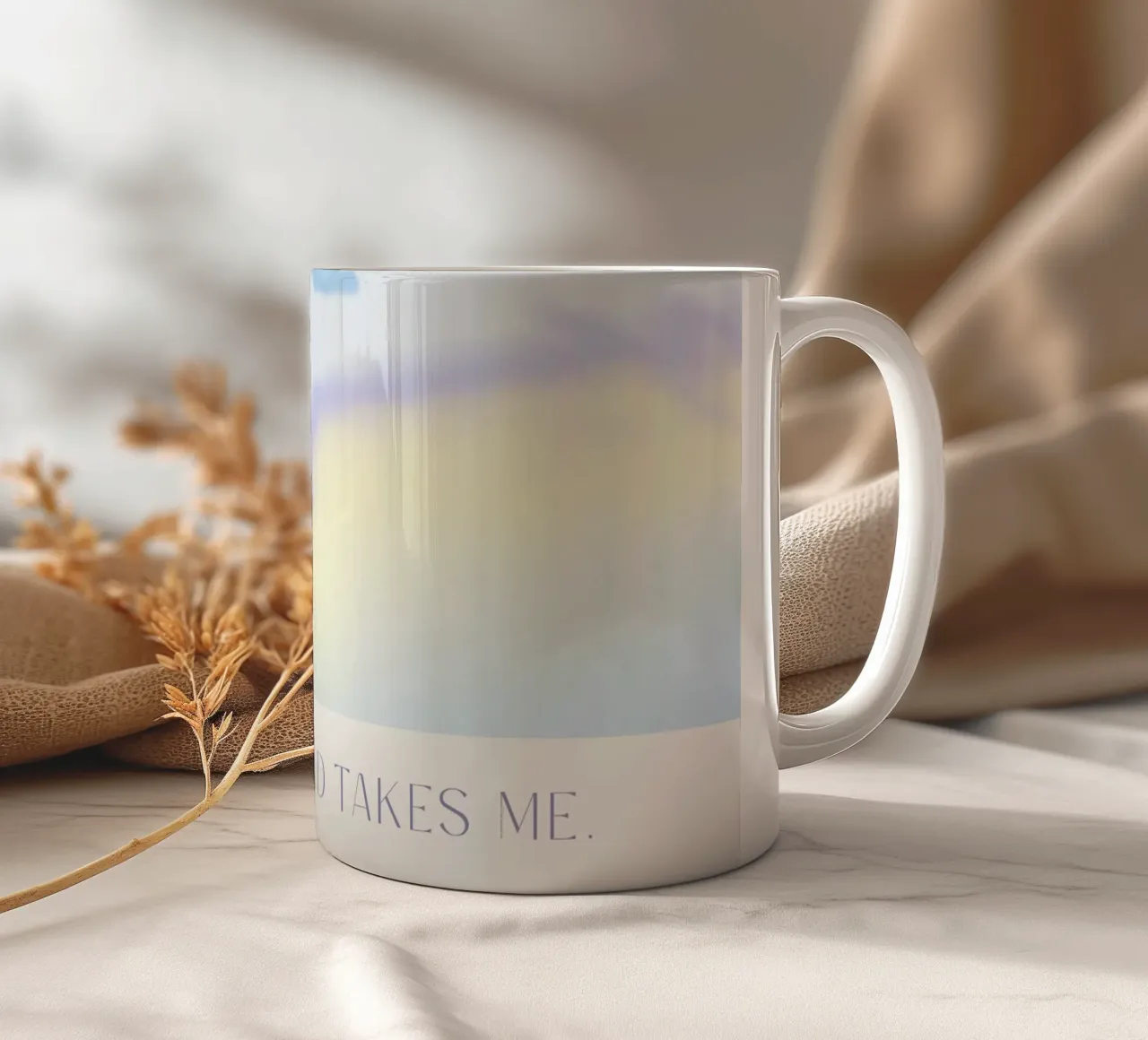 Where The Wind Takes Me tazza in ceramica da treechild