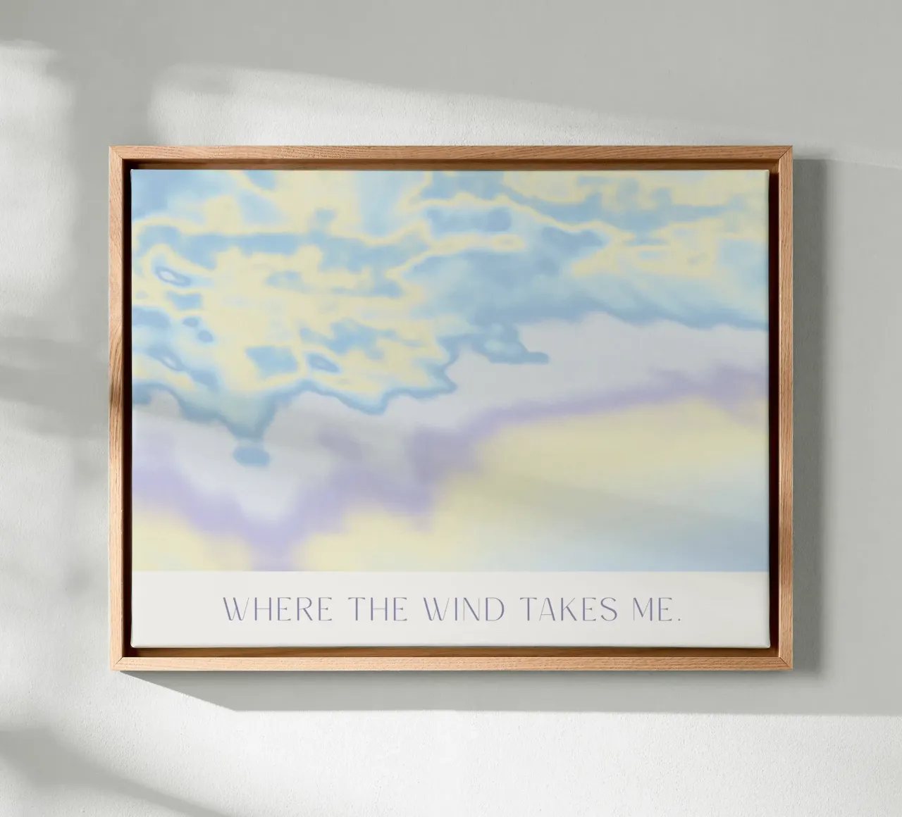 Where The Wind Takes Me tela con Cornice a cassetta da treechild