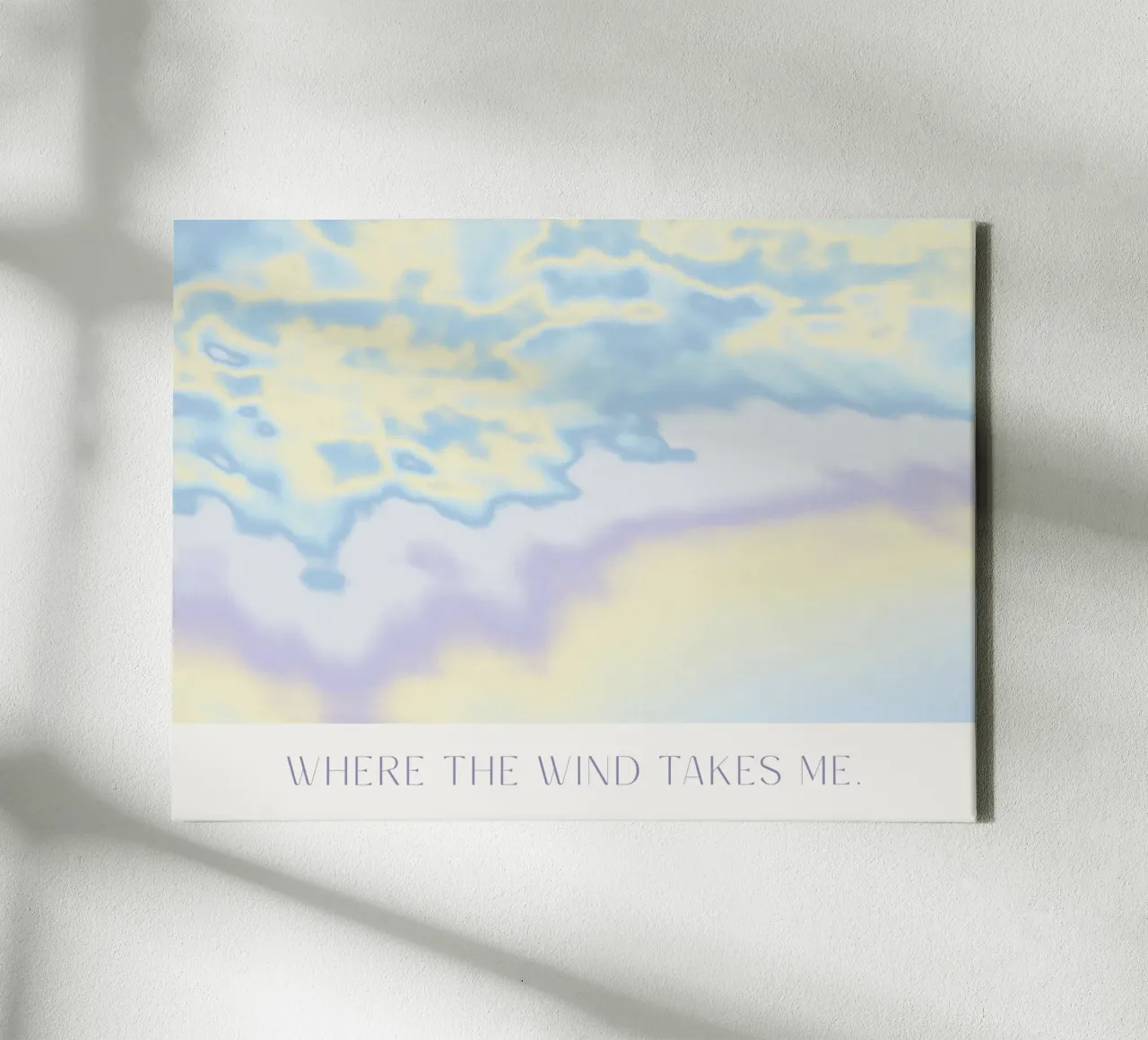 Where The Wind Takes Me tela con Cornice a cassetta da treechild