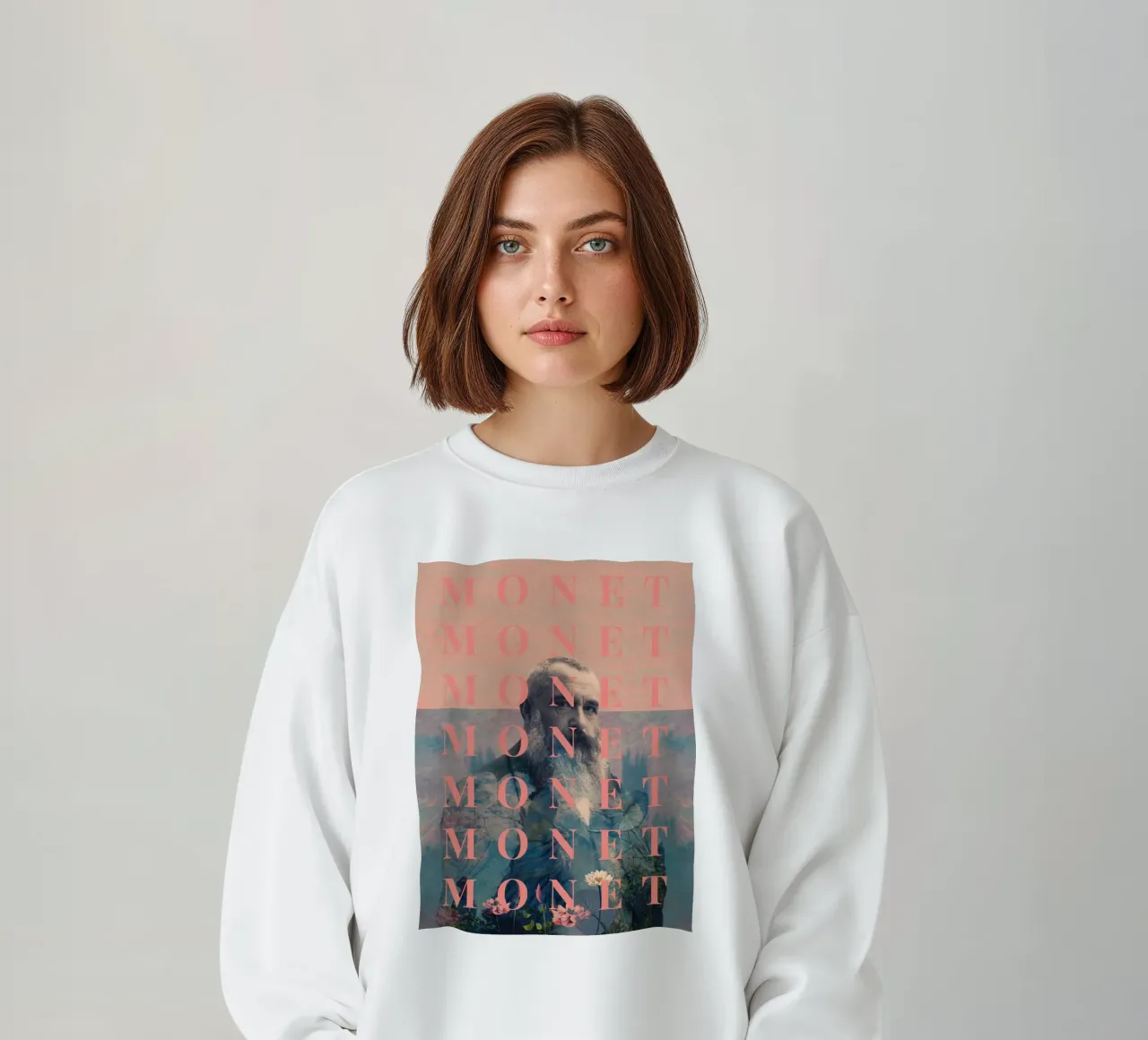 for Claude Monet felpa da Frank Moth