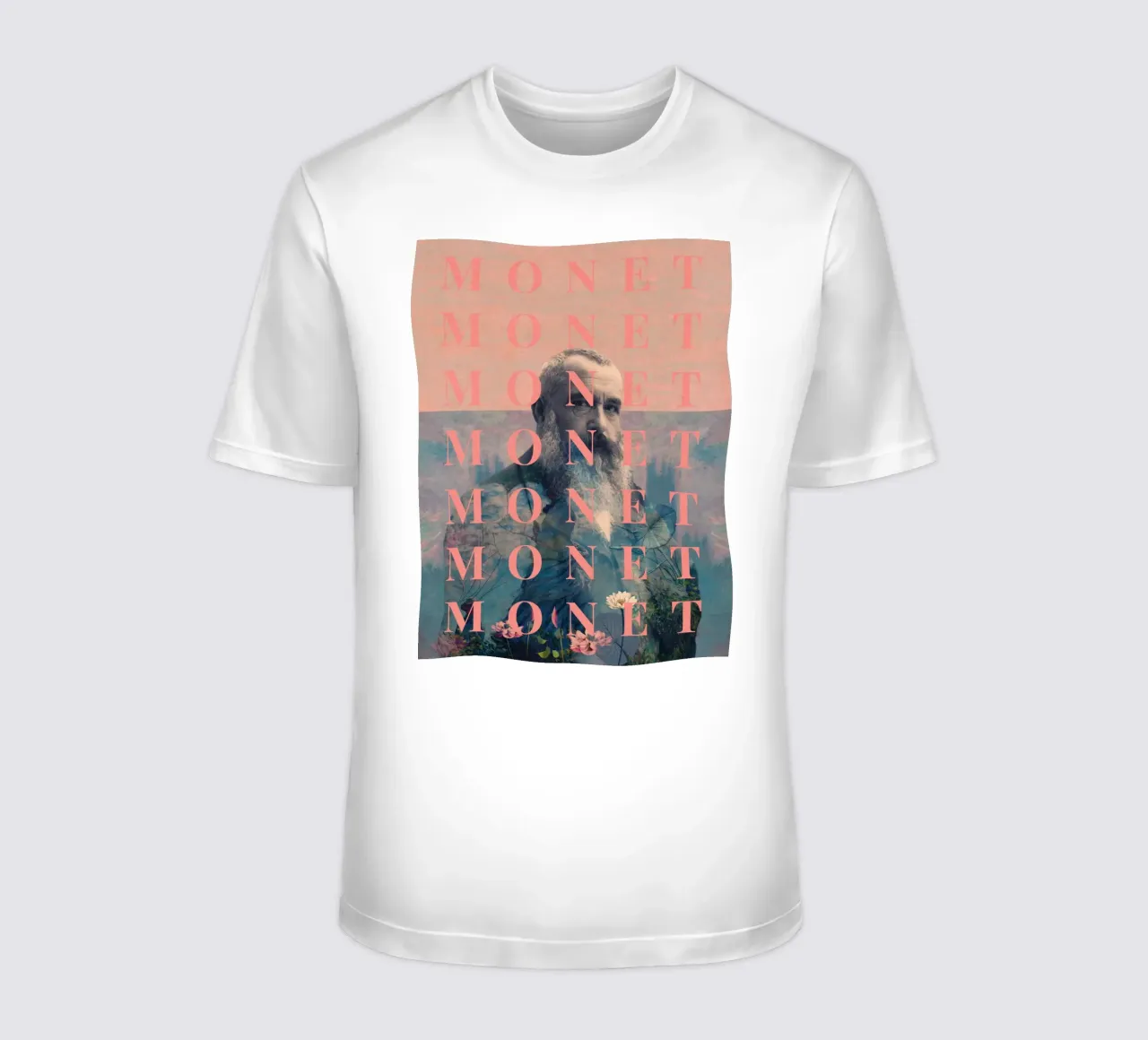 for Claude Monet t-shirt da Frank Moth
