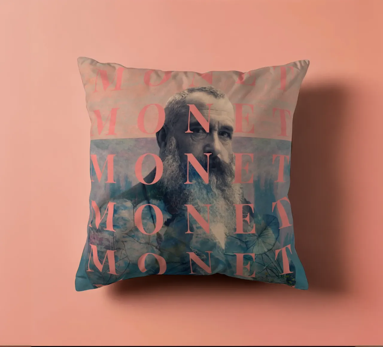 for Claude Monet cuscino da Frank Moth