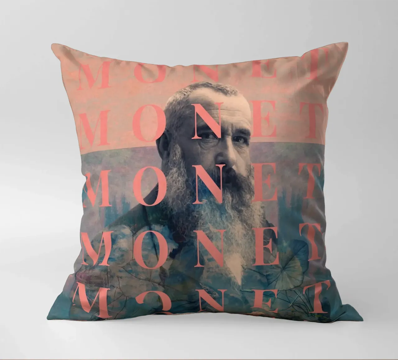 for Claude Monet cuscino da Frank Moth