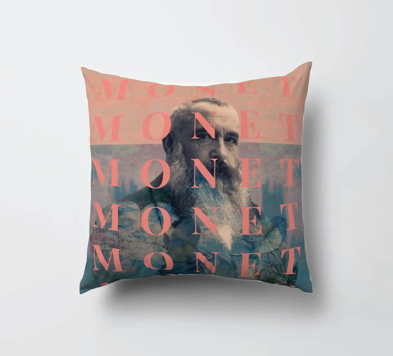 for Claude Monet cuscino da Frank Moth